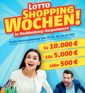 Lotto Shopping Wochen Sonderauslosung MV