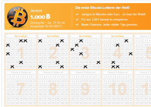 Bitcoin Lotto Tippschein