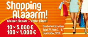 Shopping Alaaarm Lotto-Extra September 2018