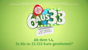 ALDI 6aus33 Lotterie