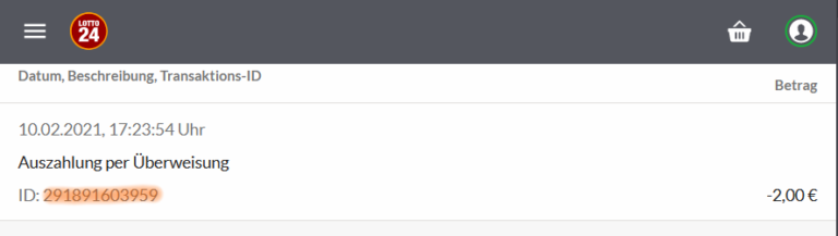 Lotto24 Auszahlung: wie schnell ist der Gewinn auf mein Konto