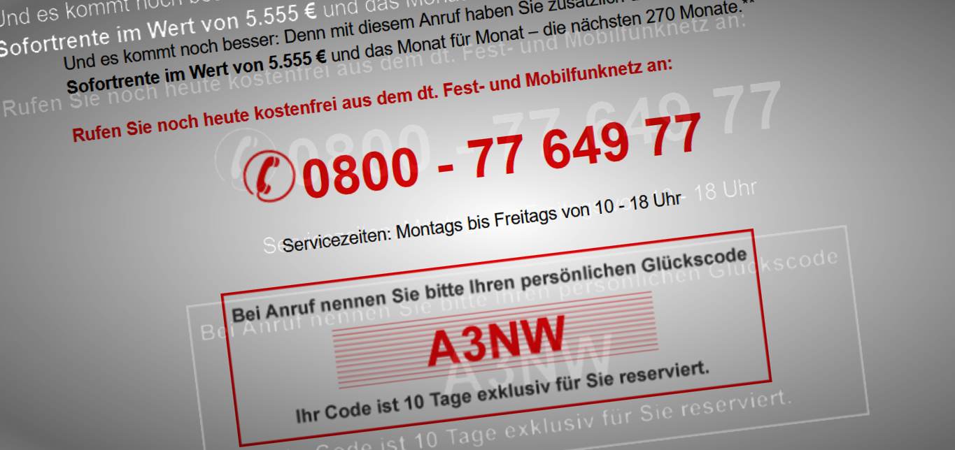 Mail von Extramile Kundenservice GmbH